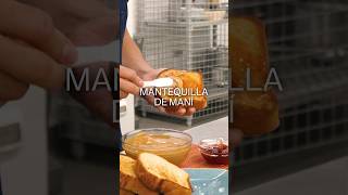 Cómo preparar mantequilla de maní con solo 2 ingredientes 💯 [upl. by Medin942]