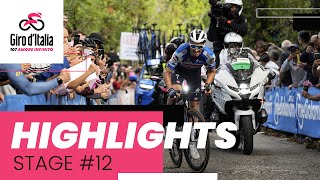 Giro dItalia 2024  Stage 12 Highlights [upl. by Ardnovahs678]