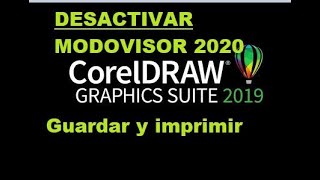 Desbloquear el Modo Visor de Corel Draw 2019 [upl. by Domella]