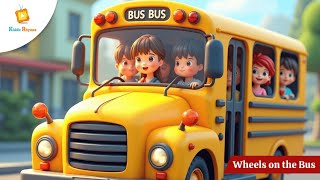 Wheels on the Bus  kiddierhymes kiddierhymes kids kidsvideo rhyme kidssong [upl. by Llehsim]