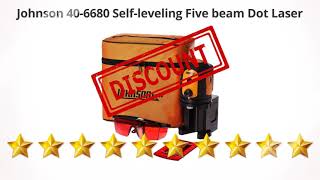 Johnson 406680 Selfleveling Five beam Dot Laser  Review and Discount [upl. by Aneeuqal]