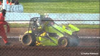 Big Lightning Sprint Crash  Sydney Speedway 221011 [upl. by Sheppard]