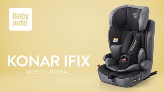 BABYAUTO  KONAR IFIX 76  150cm  VIDEO INSTALACIÓN [upl. by Ahtibat]