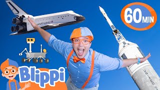 Blippi Learns About Space Vehicles  Blippi  Educational Videos for Kids [upl. by Nuawd104]