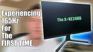 I used a 165Hz budget gaming monitor for the first time Here are my thoughts The XE24HD [upl. by Llecrad932]