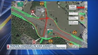 I20 traffic changes expected for bridge construction TxDOT says [upl. by Nasah444]