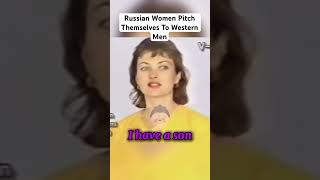 Russian Women Pitch Themselves To Western Men [upl. by Hannan]