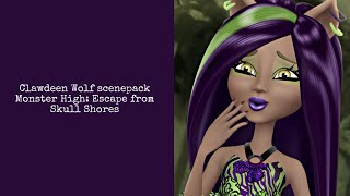 Clawdeen Wolf scenepack Monster High Escape from Skull Shores 1080p [upl. by Naugan33]