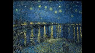 Vincent Starry Starry Night  Don McLean van Gogh paintings [upl. by Melquist]