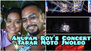 Anupam Roys Concert Tarar Moto Jwolbo trending music anupamroy concert kolkata [upl. by Brunn686]