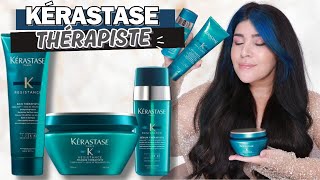 💚KÉRASTASE RESISTANCE THÉRAPISTE Fortalecimento para cabelos extremamente danificados [upl. by Saideman]