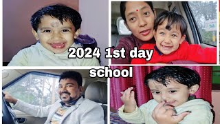 2024 1st day school  Angelor homework  School day  Angels Diary [upl. by Arded]