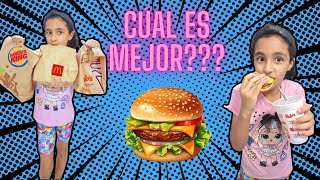 COMPARANDO HAMBURGUESAS [upl. by Odraode833]