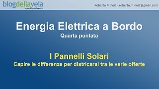 Produzione di energia a bordo 4  Pannelli Solari Flessibili [upl. by Ahsenek]