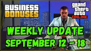 Weekly Update September 12  18 in GTA 5 Online 3X amp RP Discounts Removed Cars amp More [upl. by Abdel]