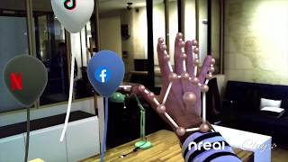 Nreal AR Glasses Get ControllerFree Hand Tracking [upl. by Nyrak]