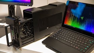 Razer Core X disassembly look inside and DIY modding [upl. by Bullivant]