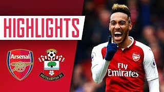 Aubameyang amp Welbeck steal the show  Arsenal 3  2 Southampton  Goals and highlights [upl. by Zennie]