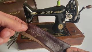 1914 Singer 99k hand crank Sewing Machine SOLD [upl. by Yroger255]