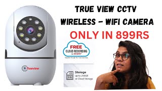 Tech Review  Trueview Robot wifi cctv camera review  CCTV under 999rs  camera with Pan tilt 360 [upl. by Florry]