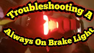 Troubleshooting Always On Brake Light Motorcycle [upl. by Yehtomit923]