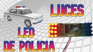 ✅ Como Hacer un Circuito de Luces Estroboscópicas de Policía con IC ne555 y CD4017 [upl. by Drawdesemaj]