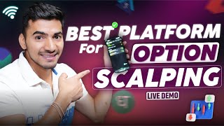 Best Option Trading Platform for Beginners  Best Scalping Broker  Live Trade Demo [upl. by Saraann]