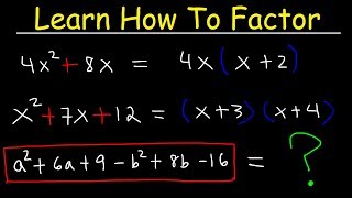 Factoring Trinomials amp Polynomials Basic Introduction  Algebra [upl. by Knutson]