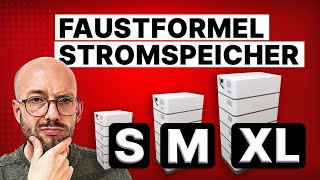 Stromspeicher für PVAnlage – Faustformel für die passende Größe [upl. by Sibyl383]