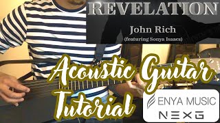 John Rich  Revelation Acoustic Guitar Tutorial on Enya Next [upl. by Crofton]