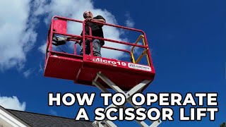 How to Operate a Scissor Lift [upl. by Aihsemaj]