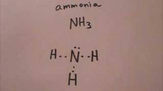 Lewis structure  ammonia [upl. by Aniaj]