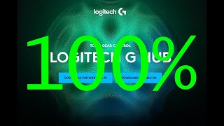 Logitech G HUB infinite loading 100 FIX [upl. by Beckie]