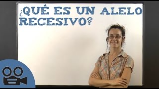 Qué es un alelo recesivo [upl. by Anileh]