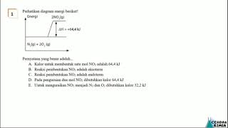 TERMOKIMIA Pembahasan soal 1 [upl. by Gauntlett600]