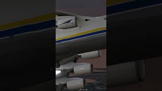 The worlds largest aircraft An225aviation airplane dubai flight [upl. by Nerine224]