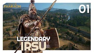 The Madman of Canaan  Total War Pharaoh Legendary Irsu Lets Play E01 [upl. by Salisbarry38]