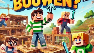 jarne b en nielsje gaan dingen bouwen《 mincraft survival》 [upl. by Aderb]