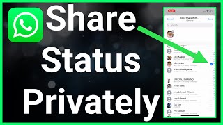 How To Show WhatsApp Status To Only One Person [upl. by Petrine]