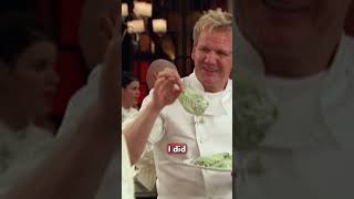 This chef cant even make a SALAD hellskitchen gordonramsay cookingfail [upl. by Vera]