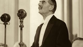 Neville Chamberlain  Speech at the Lord Mayors Banquet in Guildhall London  9 November 1938 [upl. by Hartley]