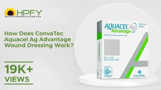 ConvaTec Aquacel Ag Advantage Wound Dressing In Action [upl. by Azila98]