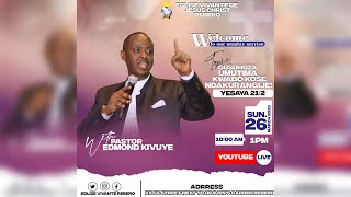 SUNDAY SERVICE 26 MARCH 2023 EGLISEVIVANTEREBEROHost Past Edmond KIVUYE [upl. by Rogergcam44]