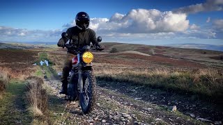 Triumph street scrambler 900  Getting dirty in rugged Wales Uk  Off road [upl. by Otsenre697]