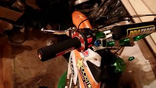 Montujemy handbary w Pitbike Polisport Evolution unboxing [upl. by Zetram]