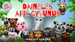 DAINELĖS APIE GYVŪNUS 2021 • Mix • Rinkinys Vaikams • Grojaraštis [upl. by Ahsiekahs]