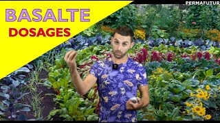 DOSAGES BASALTE potager verger champ vigne [upl. by Kilar460]