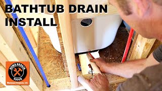 Bathtub Drain Kit Installation StepbyStep [upl. by Stier]