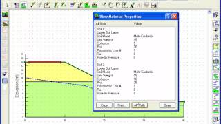 GeoStudio 2004 SLOPEW Tutorial [upl. by Ettelrats126]