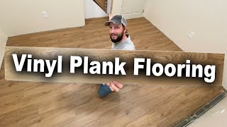 How to Install Vinyl Plank Flooring  Lifeproof LVP [upl. by Nelli]